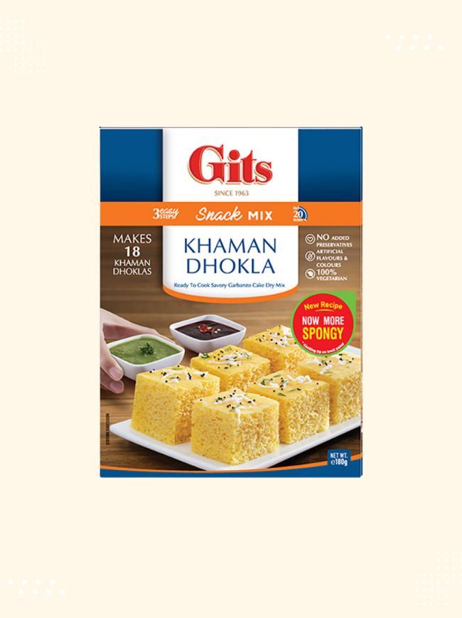 Buy Gits Khaman Dhokla Mix online in the UK at Modern Bazaar – Authentic Indian flavour, ready to c…