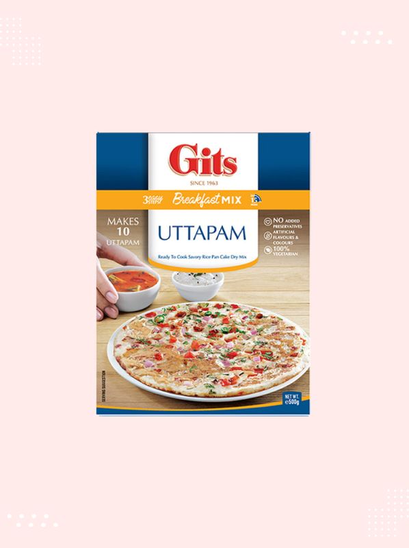 Buy Gits Uttapam Mix online in the UK at Modern Bazaar – Authentic Indian flavour, ready to cook.