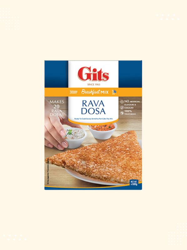Buy Gits Rawa dosa Mix online in the UK at Modern Bazaar – Authentic Indian flavour, ready to cook.