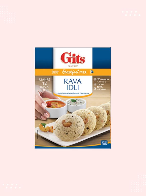 Buy Gits Rawa Idly Mix online in the UK at Modern Bazaar – Authentic Indian flavour, ready to cook.