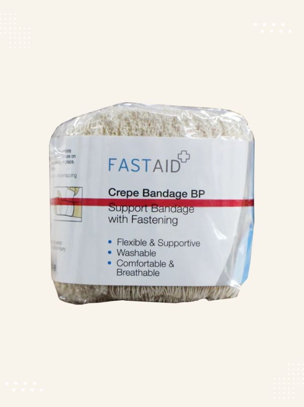 Packaging of Fast Aid Crepe Bandage available at Modern Bazaar UK