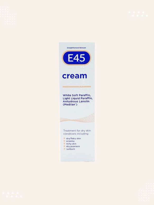 Packaging of E45 Cream available at Modern Bazaar UK