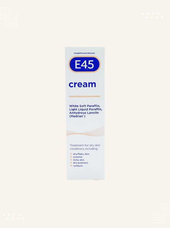 Packaging of E45 Cream available at Modern Bazaar UK