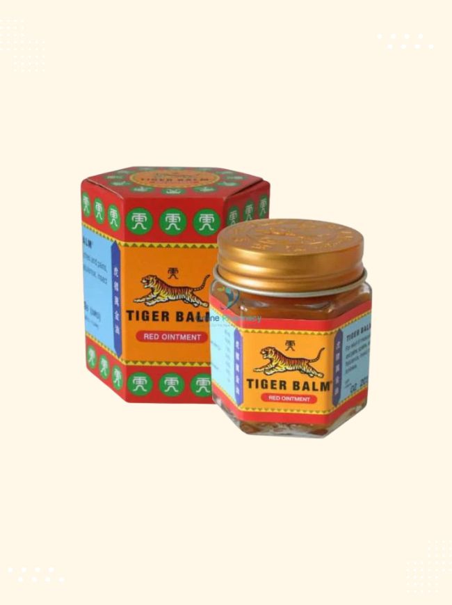 Packaging of Tiger Balm White available at Modern Bazaar UK