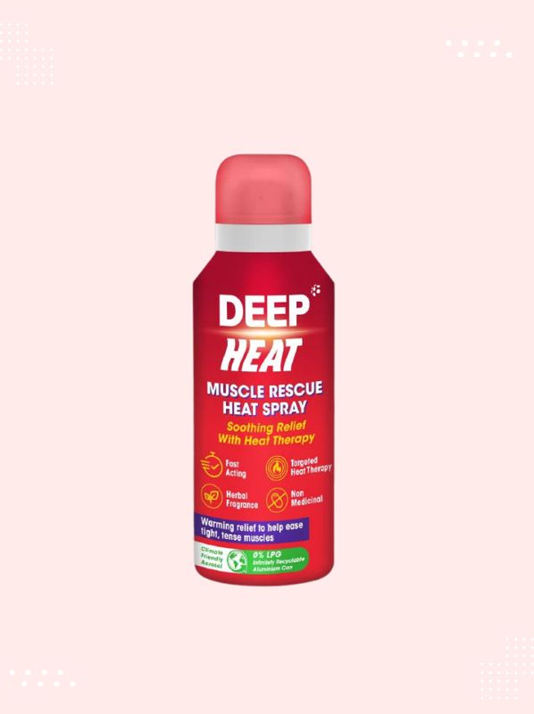 Packaging of Deep Heat Spray available at Modern Bazaar UK