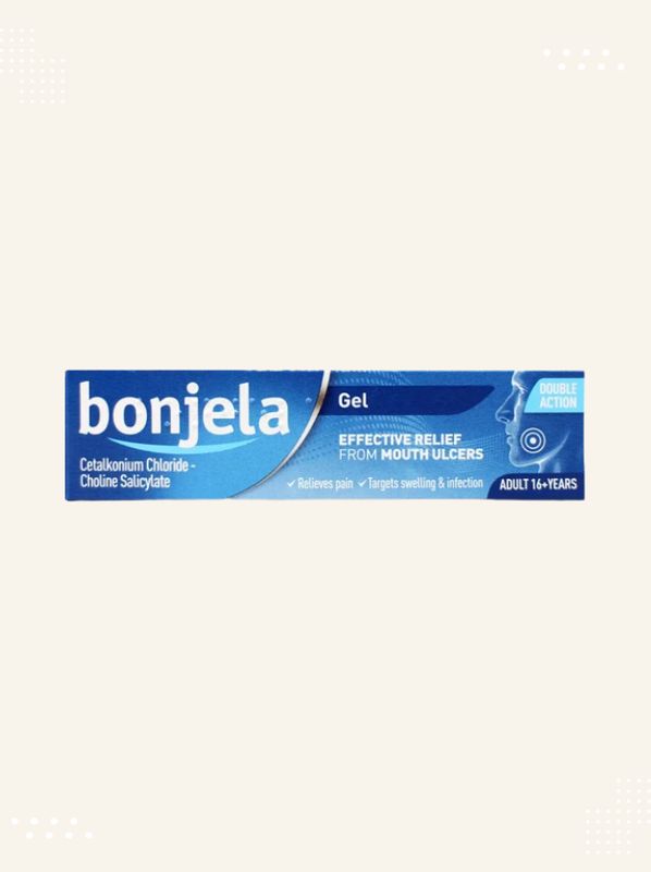 Packaging of Bonjela Gel Adult available at Modern Bazaar UK