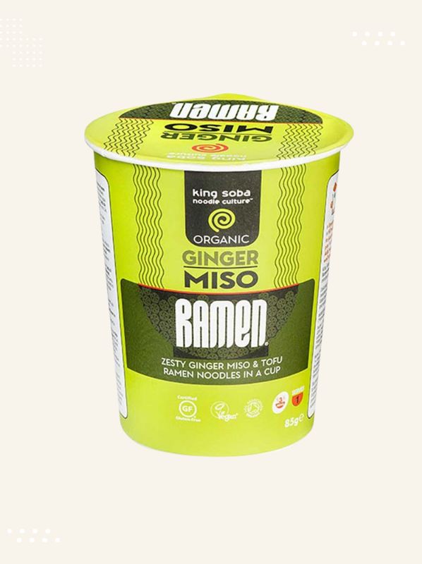 Buy Organic Ginger Miso Ramen Noodle Cup- with tofu online at Modern Bazaar UK