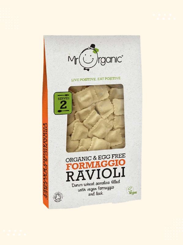 Buy Organic Vegan Formaggio Ravioli online from Modern Bazaar UK – Fresh and organic delivery.