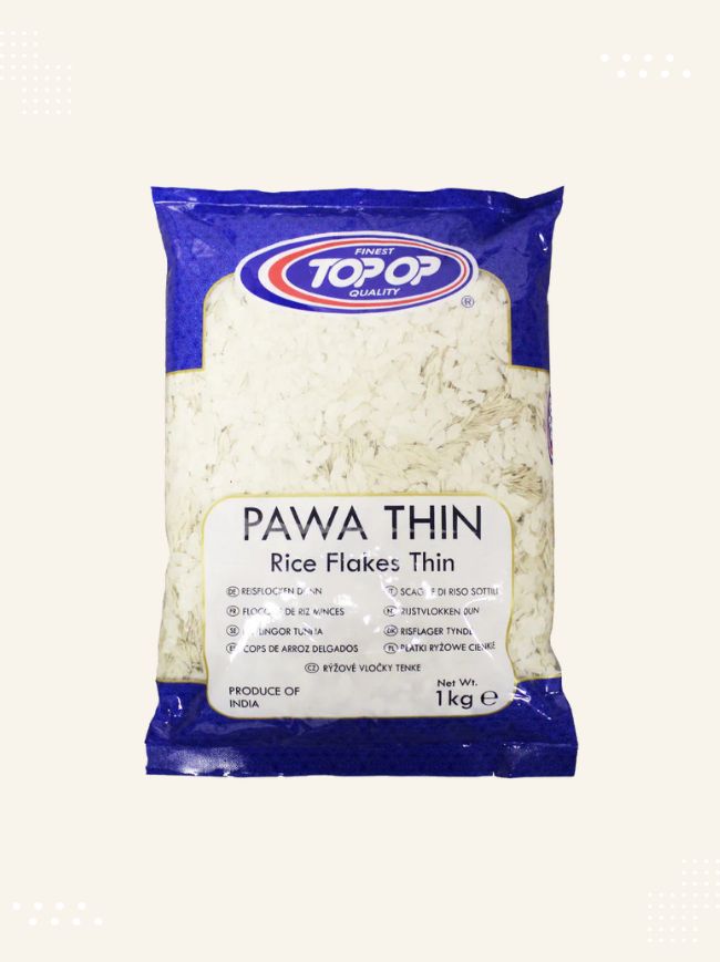 Buy Top-Op Rice Flakes Thin Pawa online in the UK at Modern Bazaar - Premium Quality Guaranteed
