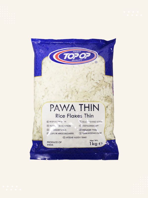 Buy Top-Op Rice Flakes Thin Pawa online in the UK at Modern Bazaar - Premium Quality Guaranteed