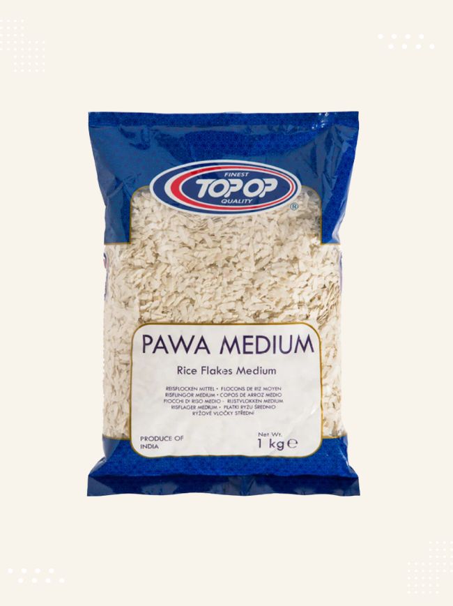 Buy Top-Op Rice Flakes Medium Pawa online in the UK at Modern Bazaar - Premium Quality Guaranteed