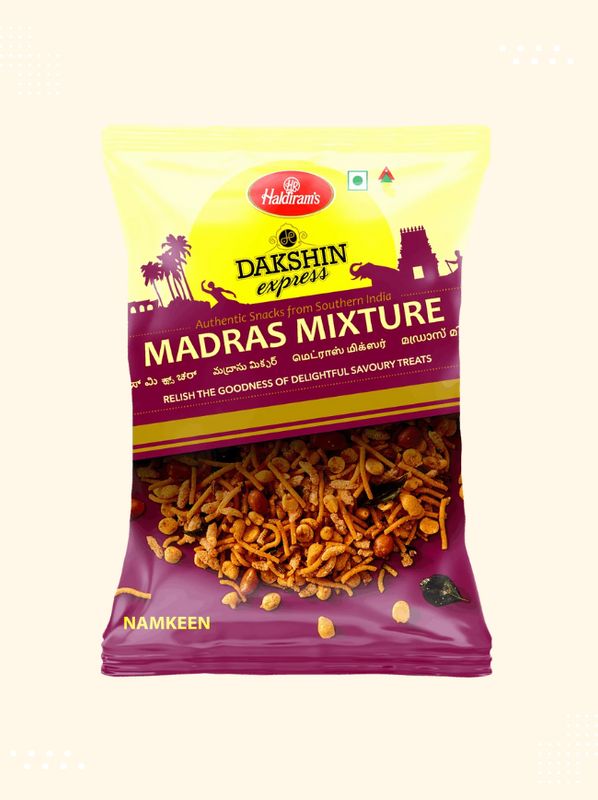 Haldirams madras mix - Authentic Indian snack available at Modern Bazaar UK