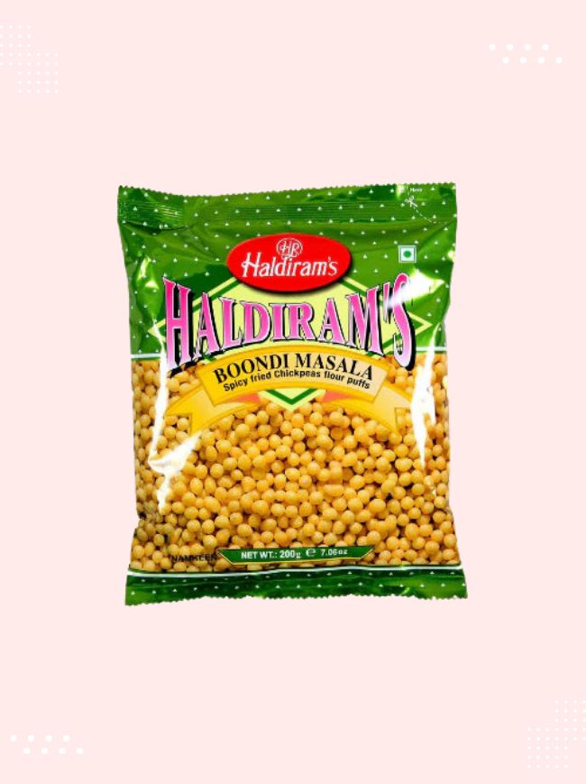 Haldirams masala boondi - Authentic Indian snack available at Modern Bazaar UK