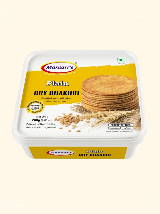 Maniarrs plain bhakhri - Authentic Indian snack available at Modern Bazaar UK