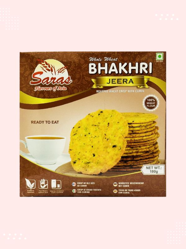 Saras jeera bhakhri - Authentic Indian snack available at Modern Bazaar UK