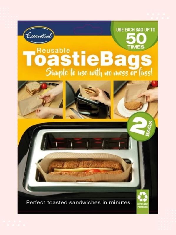 Toastie Bags Pack of 2 On Clip Strip