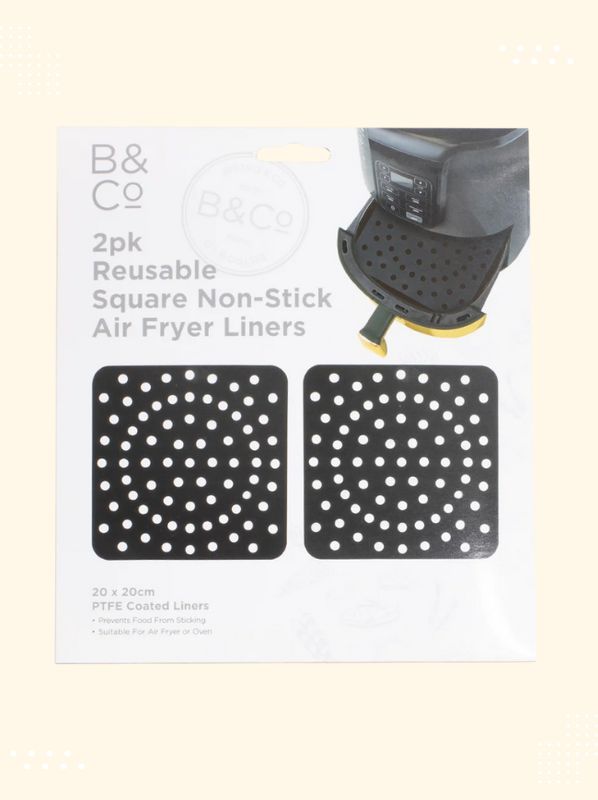 Air Fryer Liners Non Stick Square