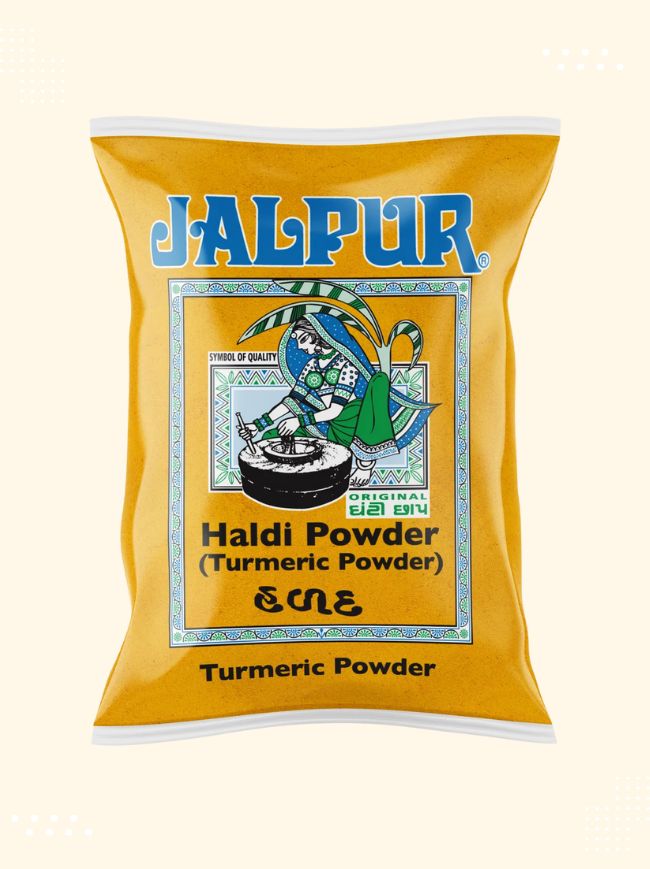 Close-up view of premium quality Haldi Powder available at Modern Bazaar UK