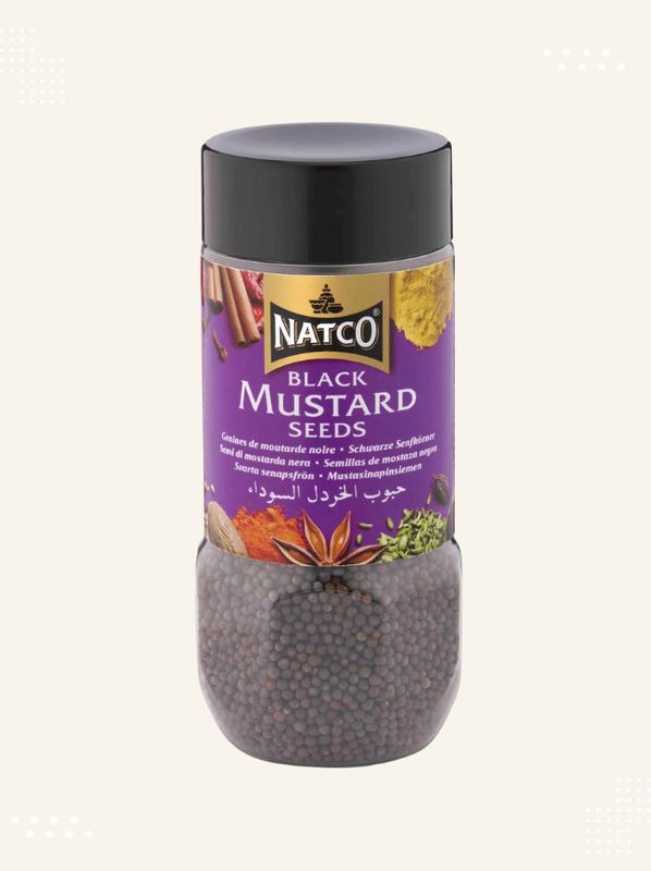 Close-up view of premium quality Mustard Seeds Black available at Modern Bazaar UK