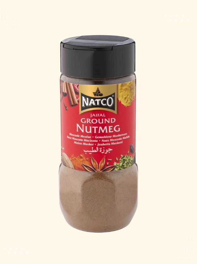 Close-up view of premium quality Nutmeg Powder available at Modern Bazaar UK