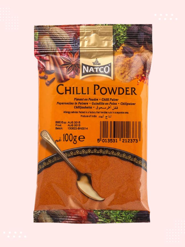 Close-up view of premium quality Chilli Powder available at Modern Bazaar UK