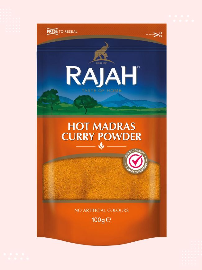 Close-up view of premium quality Madras Curry Hot available at Modern Bazaar UK