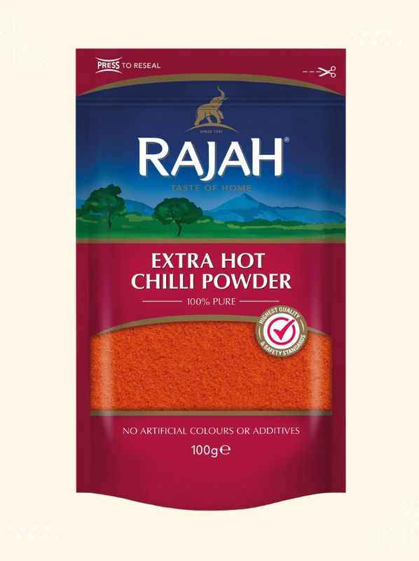 Close-up view of premium quality Chilli Powder Xtra Hot available at Modern Bazaar UK