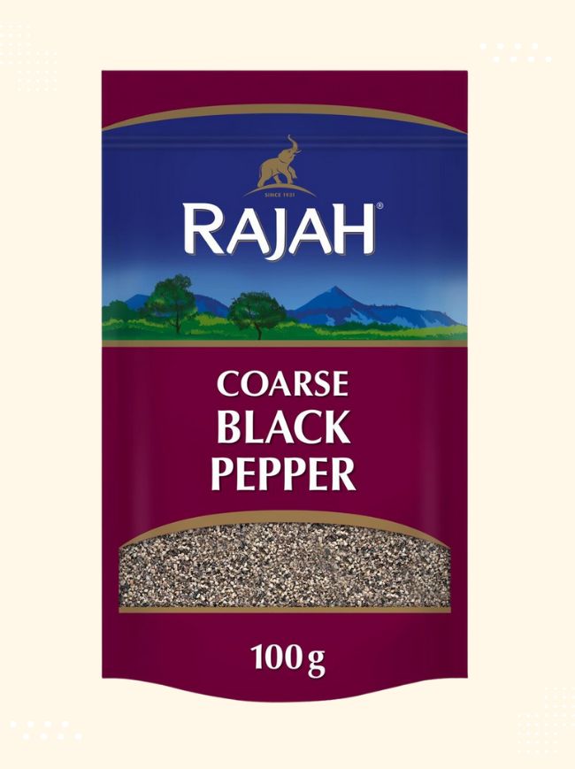 Close-up view of premium quality Black Pepper Coarse available at Modern Bazaar UK