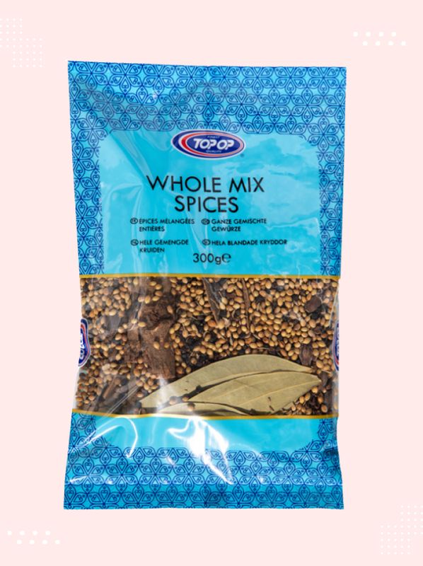 Close-up view of premium quality Whole Mix Spices available at Modern Bazaar UK
