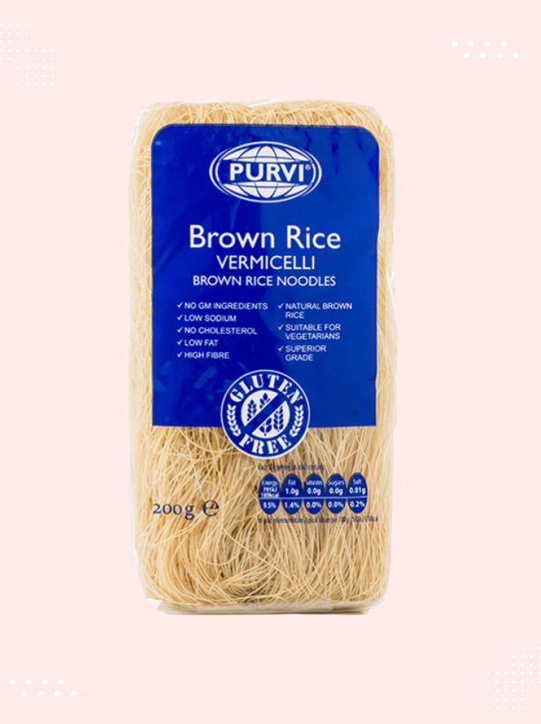 Purvi Rice Vermicelli Brown