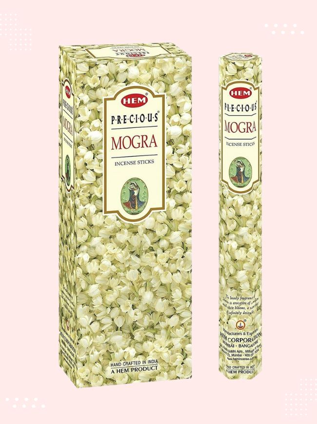 Hem Dhoop Sticks Mogra 12 Packs product image - Modern Bazaar UK
