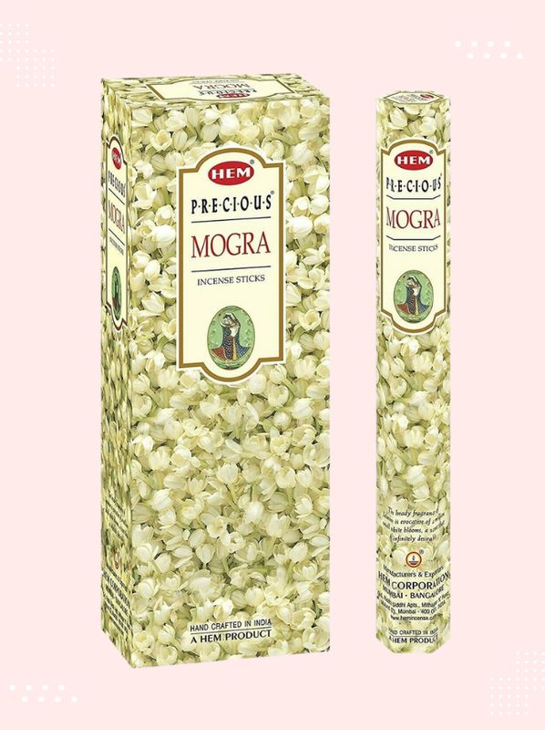 Hem Dhoop Sticks Mogra 12 Packs product image - Modern Bazaar UK