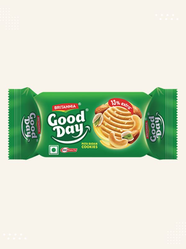 Britannia Good Day Biscuits (Pista Almond)