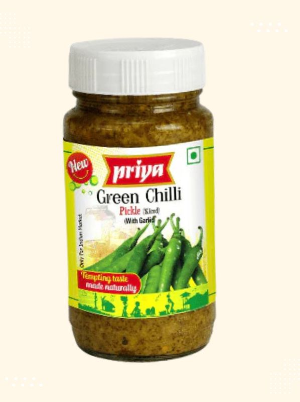 Buy Priya - Green Chilli Pickle online from Modern Bazaar UK - authentic Indian grocery.