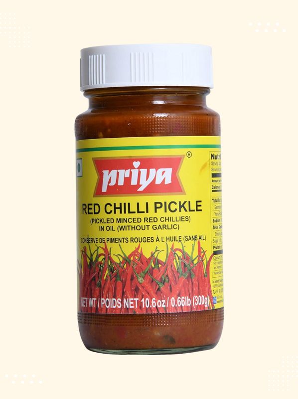 Buy Priya - Red Chilli Pickle online from Modern Bazaar UK - authentic Indian grocery.