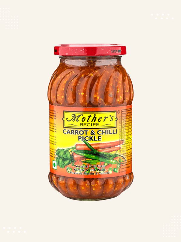 Buy Mothers - Carrot &amp; Chilli Pickle online from Modern Bazaar UK - authentic Indian grocery.
