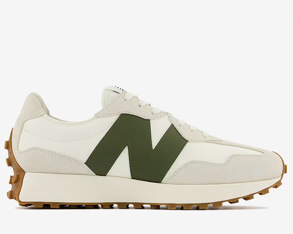 New Balance 327 panelled low-top-green