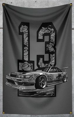 Fahne Wandtuch – Silvia S13 Graffiti Style