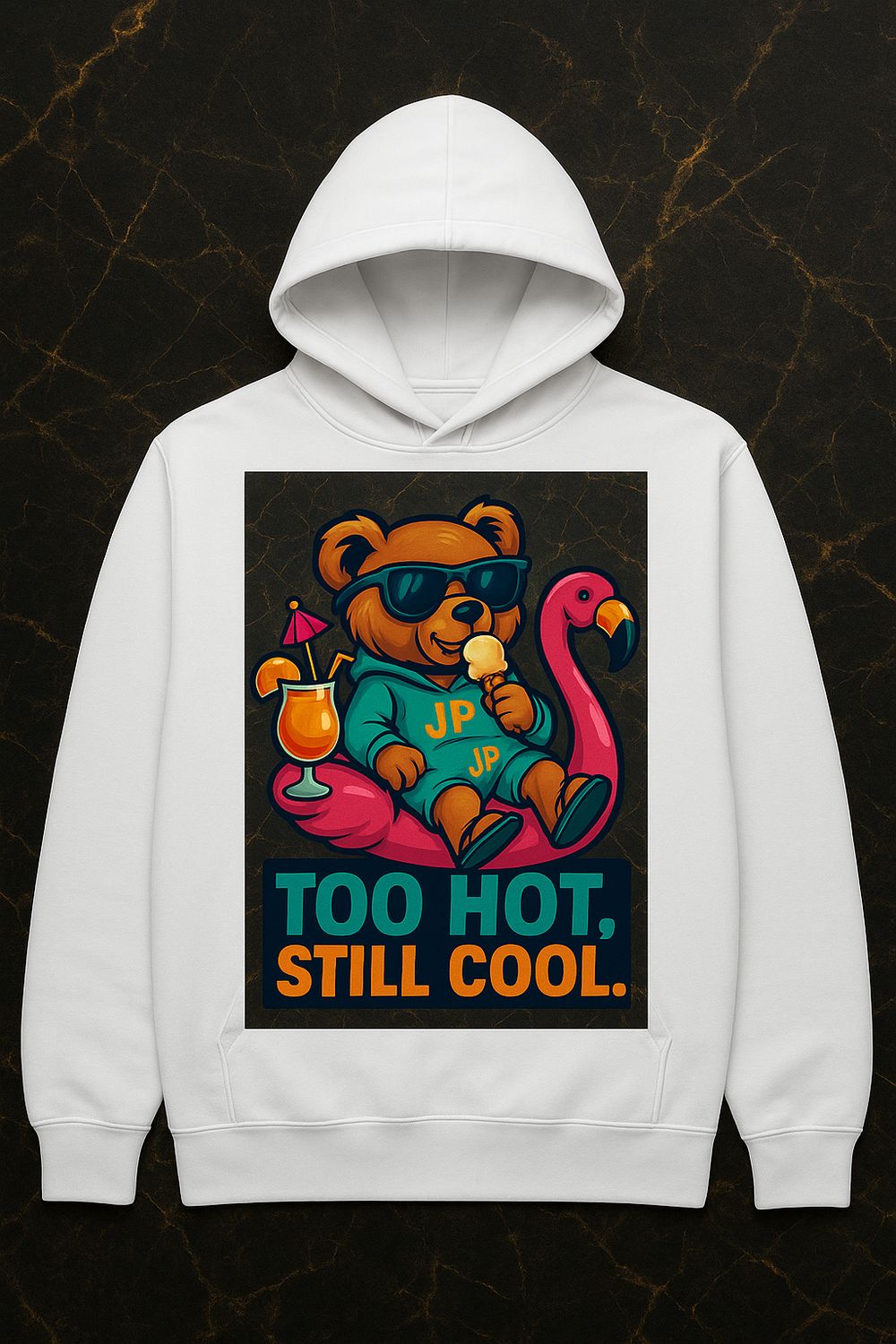JP ORIGINALS – Too Hot, Still Cool Hoodie