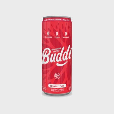 Buddi Strawberry Fields THC Infused Seltzer
