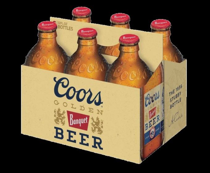 COORS BANQUET 12 OZ 6 PK BOTTLE