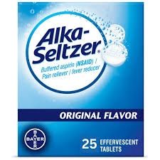 ALKA-SELTZER ORIGINAL FLAVOR 25 POUCHES