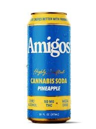 Amigos 50MG THC Soda (Pineapple)