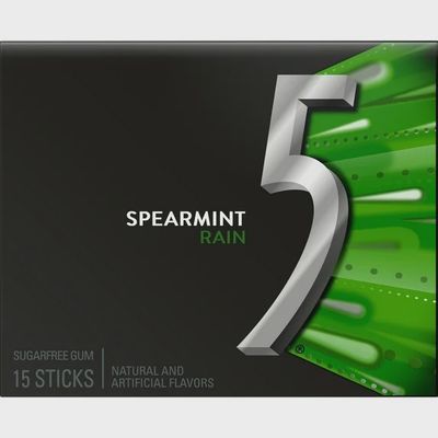 5 GUM - SPEARMINT RAIN 15CT