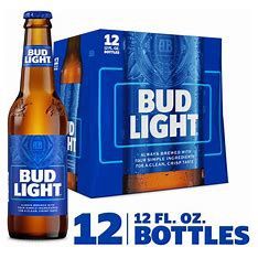 BUD LIGHT 12PC BOTTLES 12OZ