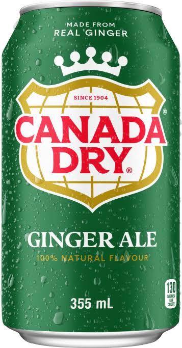 CANADA DRY GINGER ALE 12OZ CAN