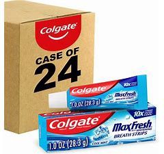 COLGATE MAXFRESH BREATH STRIPS TOOTHPASTE 7.3OZ SINGLE