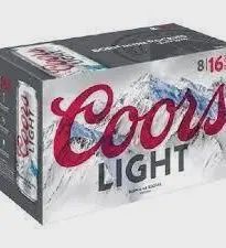 COORS LIGHT 8PK CAN 16OZ
