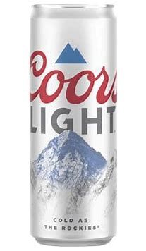 COORS LIGHT CAN 24 OZ INDIVIDUAL