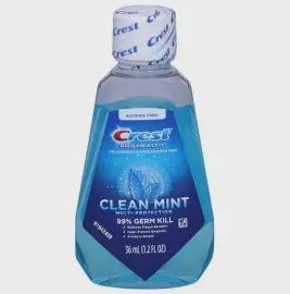 CREST CLEAN MINT MOUTHWASH 1.2 OZ